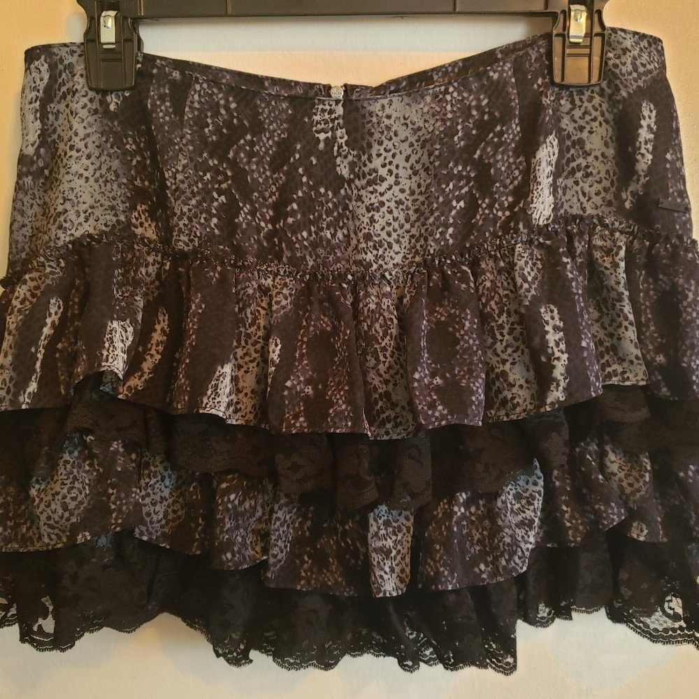 Guess Animal Print Skirt Size Medium NWT